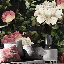 Роза фотообои 3D настенная бумага для спальни домашняя настенная бумага рулон Персонализированная Европейская винтажная картина маслом настенная бумага стены на заказ