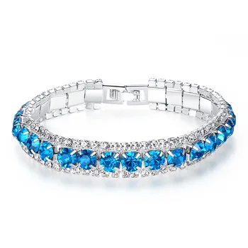 

S65CB31 New European and American women's crystal bracelet Korean version full of water drill 100 matching accessories