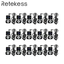 15pcs RETEKESS T131 Tour Guide Receiver For Wireless Tour Guide System Simultaneous Translation Meeting Interpretation System wireless conference simultaneous translation tour guide system simultaneous translation headphones explain the device