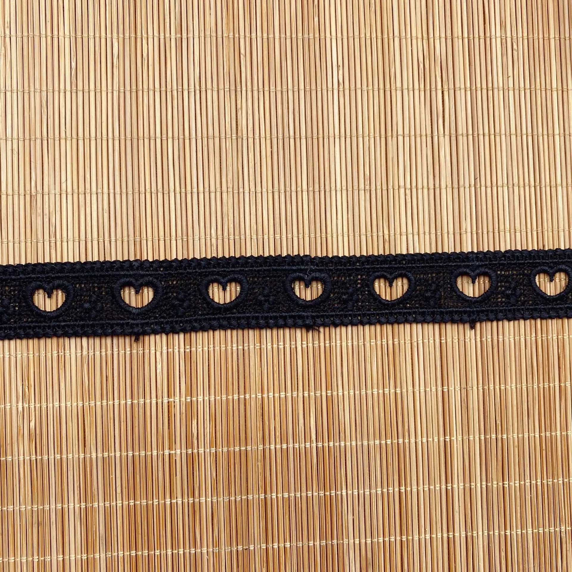 

2.1CM Width 5Yard Embroidery Bilateral Milk Silk Hollow Love Lace Fabric DIY Lolita Wedding Sewing Accessories