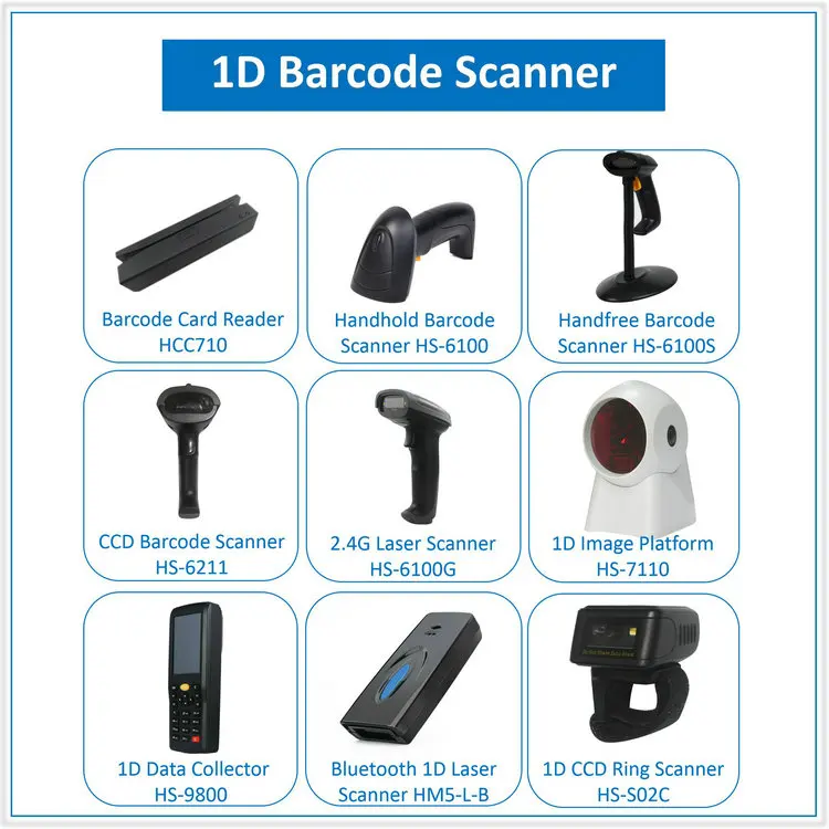 Wried PS/2 USB Safety Laser Handfree Barcode Scanner With Stand HS-6100S
