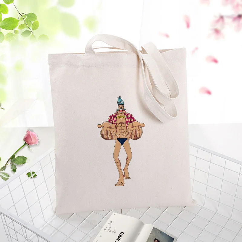 

one piece Handbag Tote Bag Shopping Bag Custom Print Logo Canvas Text DIY Daily Use Eco Ecologicas Reusable Recycle