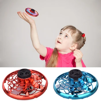 

USB Rotary Flying Spinner Finger Gyro Drone Plane UFO Gyro Drone Aircraft Induction Drone Children Electronic Toy
