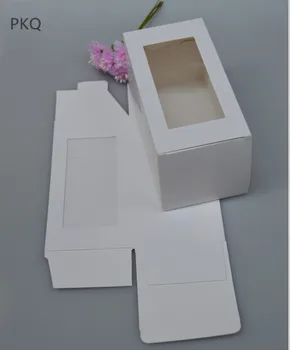 

30Pcs Rectangle Paper Box White Cardboard Packaging Box Boutique/Cosmetic Gift Boxes Present Crafts Box 8x8x12cm
