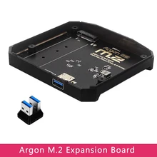 Плата расширения Argon ONE M.2 с USB 3,0 на M.2 SATA, адаптер SSD для Raspberry Pi 4, Модель B, чехол для Argon ONE V2/M.2 Плата расширения Argon ONE M.2 с USB 3,0 на M.2 SATA, адаптер SSD для Raspberry Pi 4, Модель B, чехол для Argon ONE V2/M.2