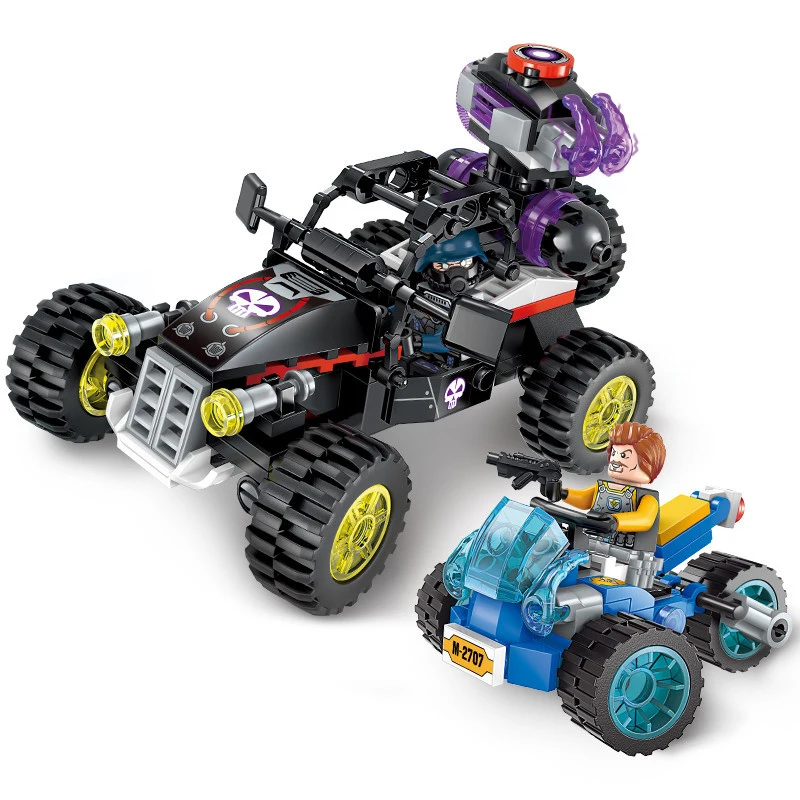 

Enlighten Building Block High-Tech Era Night Flier 2 Figures 191pcs Educational Technic Bricks Toy For Boy Legoingly Gift