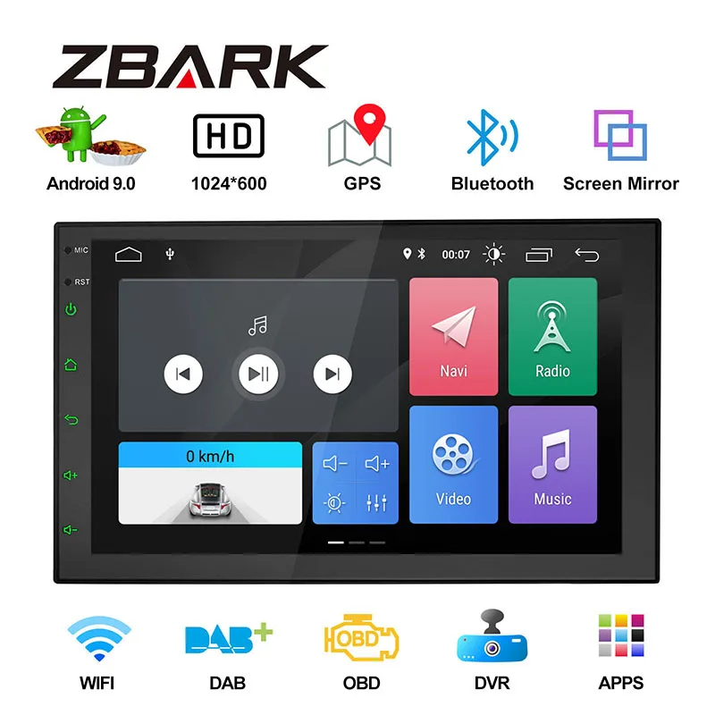 Top 2GB RAM Universal Android 9.0 Double 2 Din 7 inch Quad Core GPS Navigation Car Stereo radio Player YHTY7003A 1 Top 2GB RAM Universal Android 9.0 Double 2 Din 7 inch Quad Core GPS Navigation Car Stereo radio Player YHTY7003A 1
