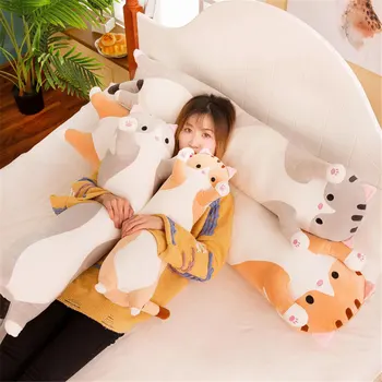 

Cute Plush Cats Doll Soft Stuffed Kitten Pillow Doll Toy Gift for Kids Girlfriend JAN88