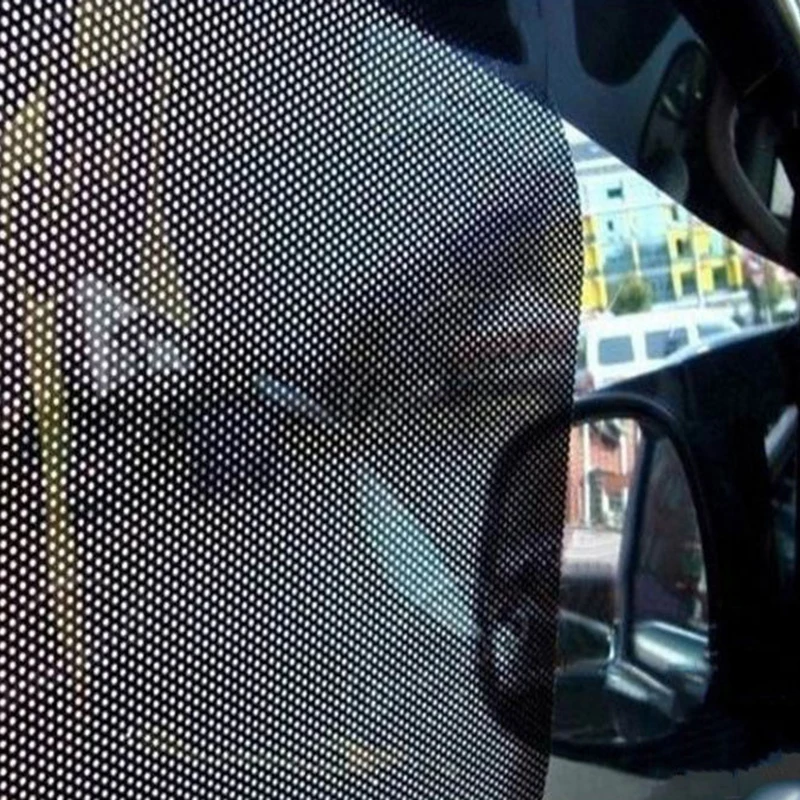 2x авто боковое окно сетка пленка ветровое стекло сетка защита от солнца наклейка 38*42 см