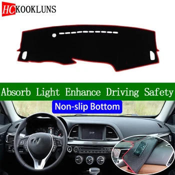 

For GAC Trumpchi GA6 2015 2016 2017 Non-slip Bottom Dashboard Cover Car Decals Car Stickers Interior Car Accessories