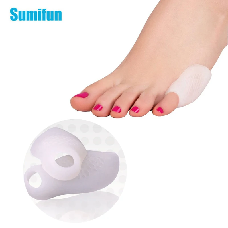 

6pcs Bunion Protector Corrector Silicone Gel Little Toe Straightener Orthopedic Thumb Valgus Pain Relief D2228