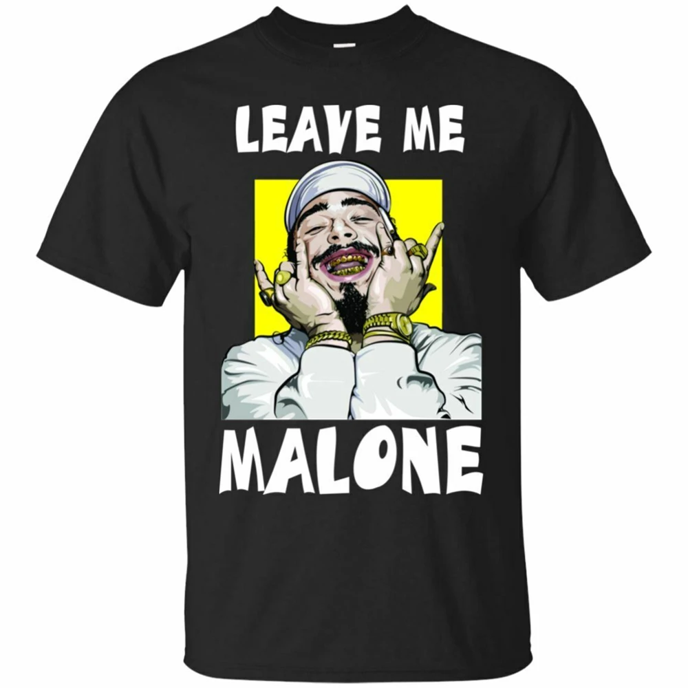 Винтажная футболка с надписью Rapper Post Leave Me Malone костюм черная S-3Xl новые тренды |