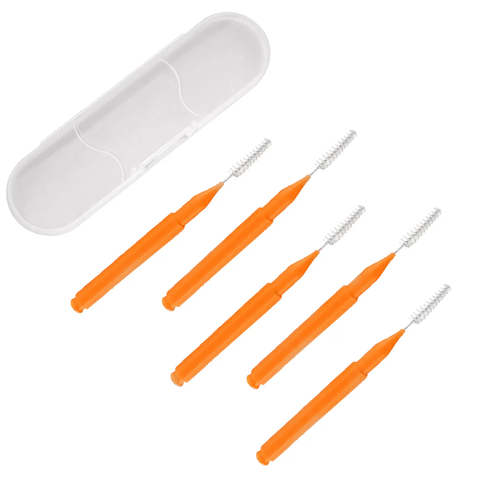 5Pcs Shower Nozzle Cleaning Brush With Box Shower Head Pore Gap Cleaner