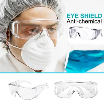 

Wide Vision Protective Safety Goggles Disposable Indirect Vent Prevent Infection Eye Mask Anti-Fog Medical Splash Goggles