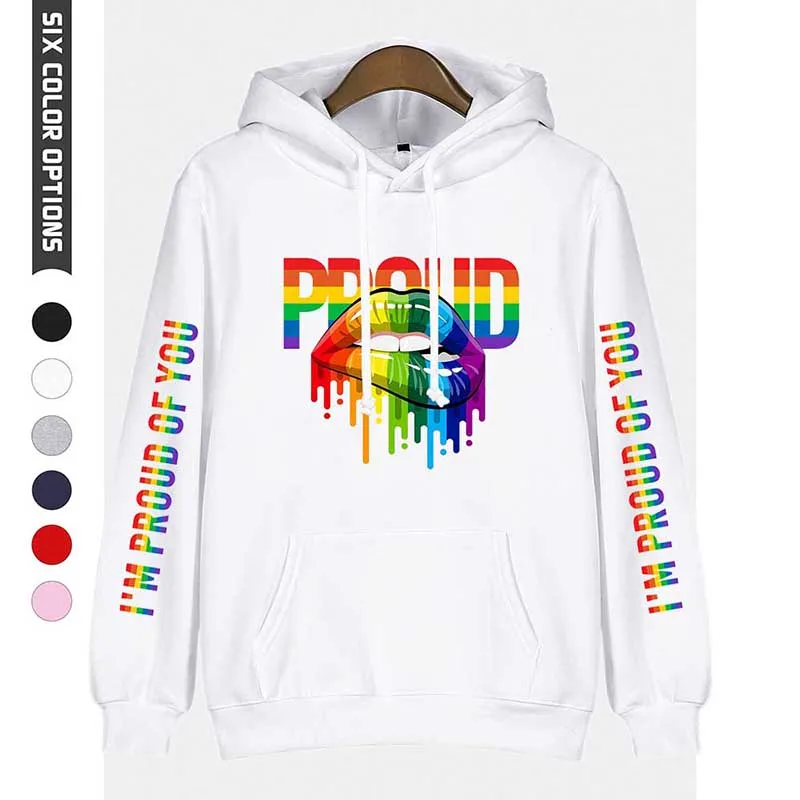 

LGBT Rainbow Lesbians Gays Hood Hoodies Sweatshirts Fashion Men Women Hooded Pullover Long Sleeve Harajuku Hoodie Hoody Tops 4XL