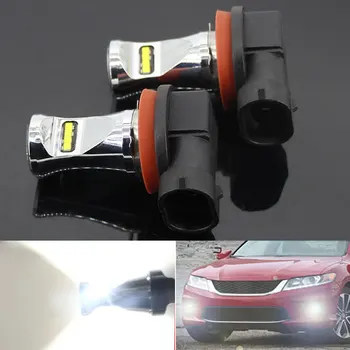

2Pcs H8 H9 H11 H16(JP) LED White Daytime Running Lights Fog Light Driving Bulbs DRL For Honda civic fit accord Crider crv