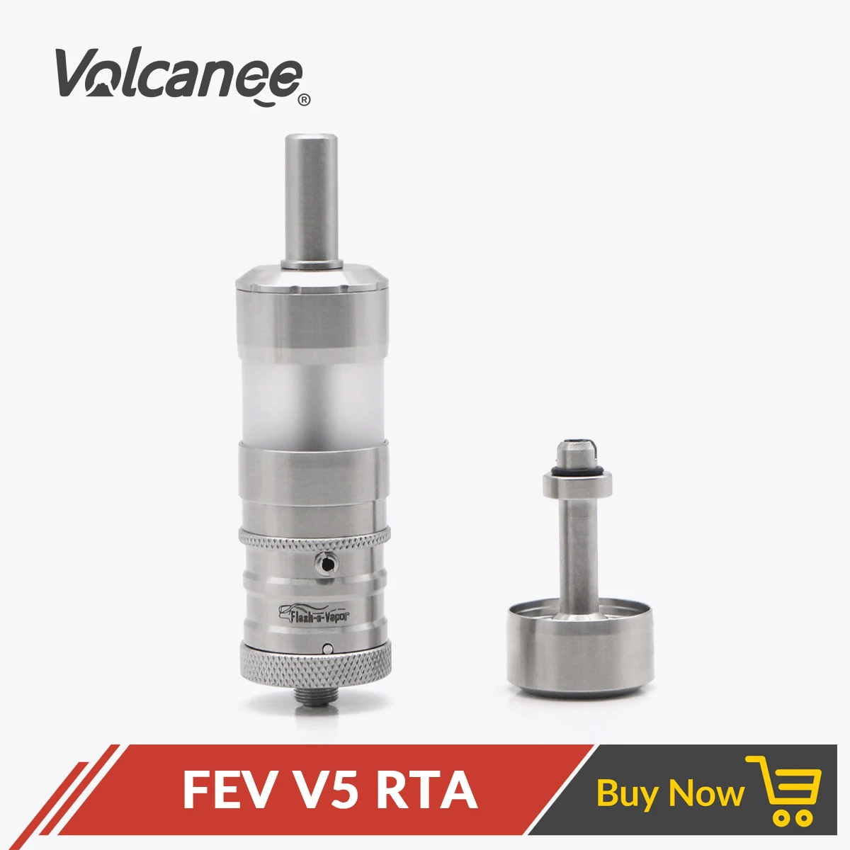 

Volcanee Shenray FEV V5 RTA Top Fill Tank 23mm Diameter 6ml Capacity 316SS For 510 Thread Mech Mod E Cigarettes Vape Atomizer