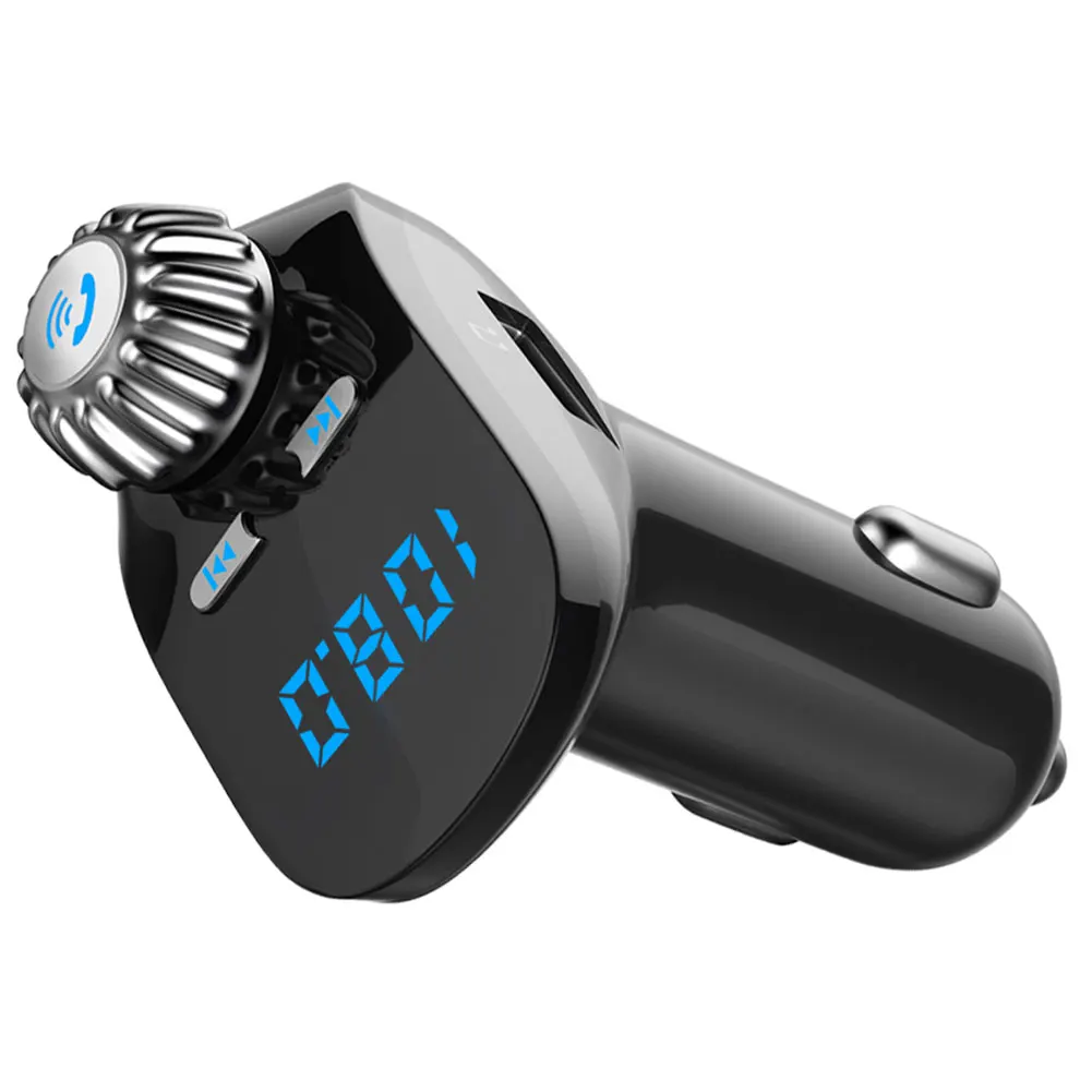 Bluetooth ресивер FM-адаптер передатчика AUX обоих концах для подключения внешних устройств к автомобильной FM передатчик универсальный Напряжение обнаружения USB Зарядное устройство FM передатчик