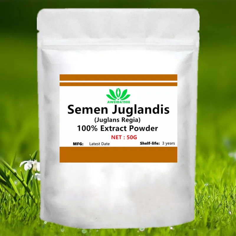 50-1000g Semen Juglandis Extract Powder Juglans regia Walnut kernel walnut meat Anti cancer Brain strengthening | Красота и здоровье