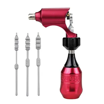 

New Aluminum Alloy Hello Hollow Motor Rotary Tattoo Machine With Handle + Wire + Rod 2018 Hot