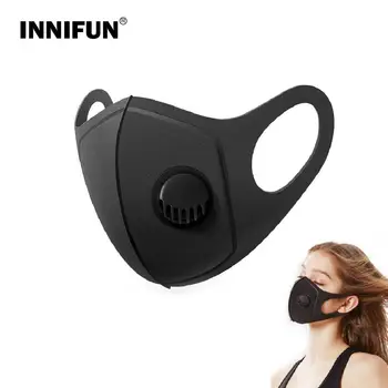 

Reusable Mascarillas Face Mask Anti Dust PM2.5 Washable Mouth Mask With Valve Double Filtration Ventilation Comfortable