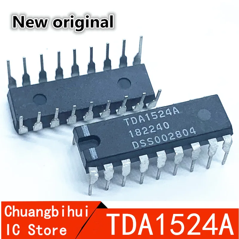 10 шт./лот TDA1524A tono estereo/объем IC TDA1524 DIP 18|Производительность чипов| |