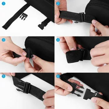 

1 * Car Auto Seat Backrest Multi-Pocket Storage Bag Organizer Holder Travel Hanger 31.5 * 29 Cm Convenient Interior Storage Bag
