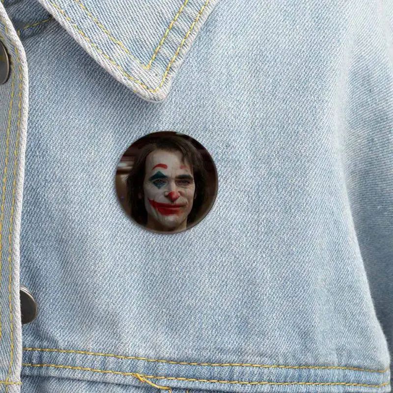 1 дюйм DC комиксов фильм супергерой, Джокер Merch булавки кнопки броши значки Pinback Бэтмен аксессуары для фанатов