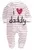 С надписью «I Love Mummy»(«Я люблю мамочку» для новорожденных, для маленьких мальчиков и девочек Зимняя одежда из хлопка с длинными рукавами теплый комбинезон, спортивный костюм, наряд Костюмы для От 0 до 2 лет; модные - Цвет: l lOVE DADDY