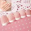 24/48Pcs Natural French Short False Nails Acrylic Classical Fake Nails With 2g Glue Full Cover Nail Art Decoration Nail Art Tool ► Photo 2/6