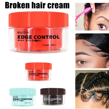 

Wholesale Refreshing Hair Oil Long-lasting Hair Temples Styling Cream Anti-Frizz Hair Fixative Gel Women Hair Styling Tool M3