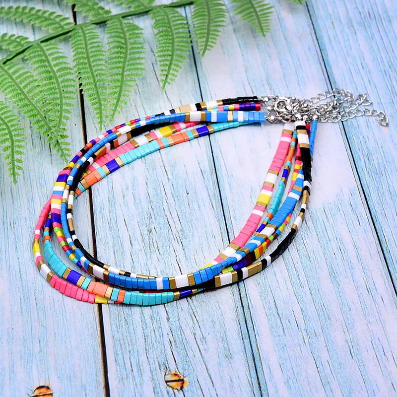 MOON GIRL Miyuki Tila Beads Choker for Women Fashion Boho Unique Design Handmade Collier Femme Jewelry Dropshipping - Image 5