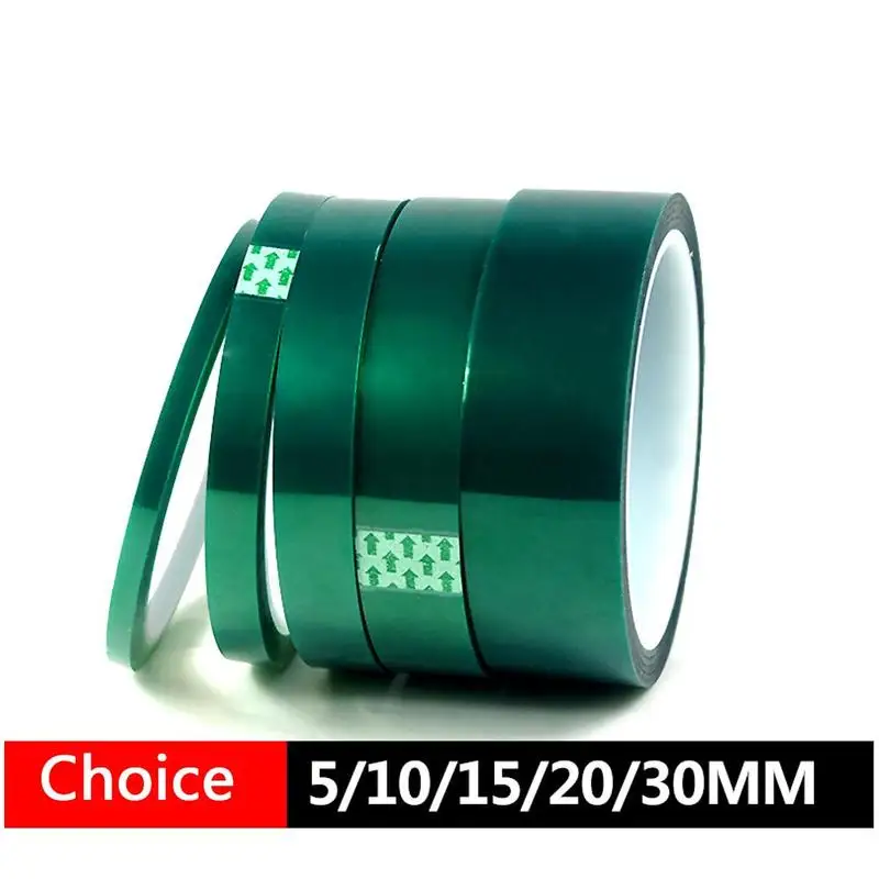 Green high temperature tape different widths can be selected office