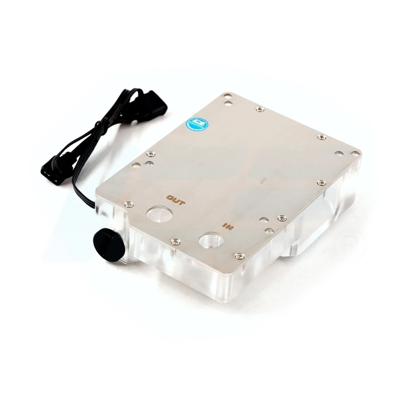 ml de Volume Iceman Cooler Ncase v5 v6 Usado Profissionalmente Ddc Reservatório Argb Transparente Suporte Aura Placa-mãe 145 m1 v4 - Imagem 4