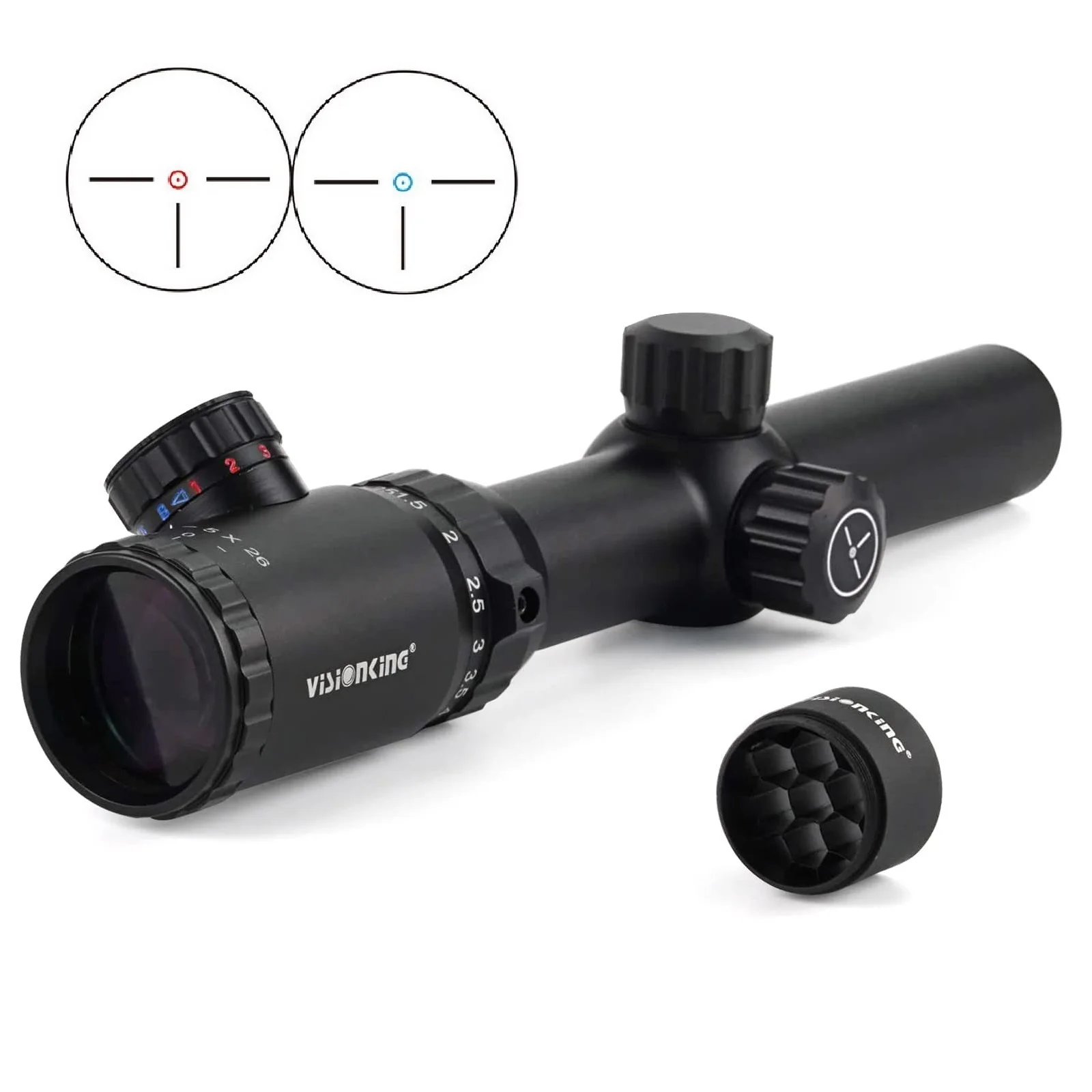 Visionking 1.25-5x26 Riflescopes Hunting Long Range 30mm Tube