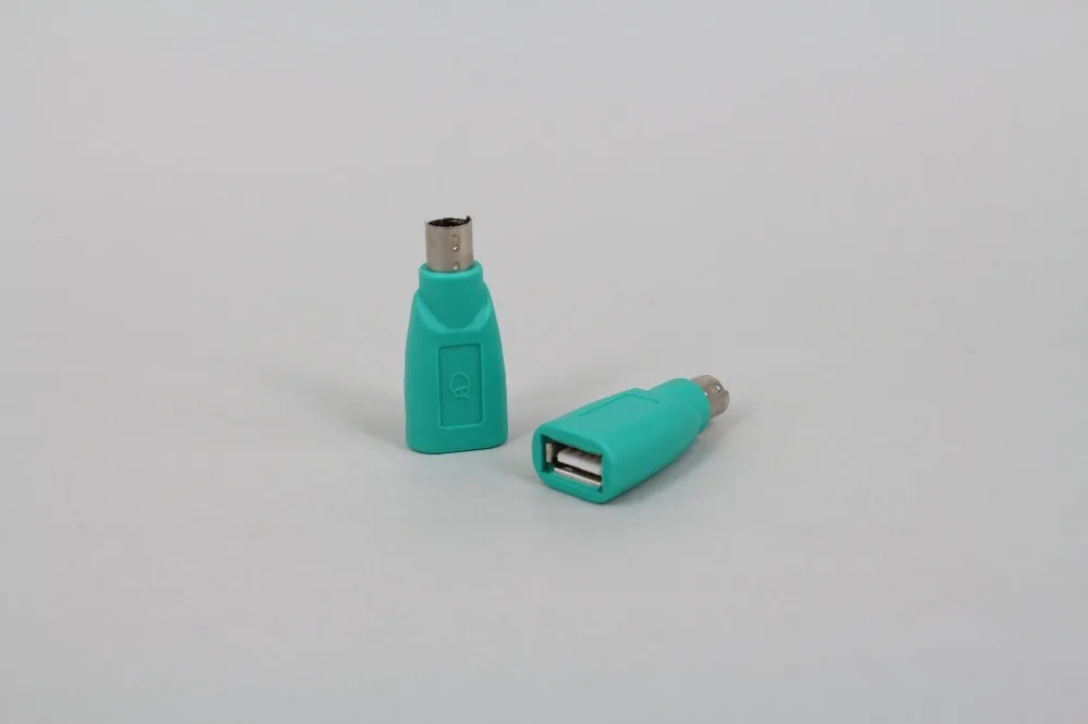 1 шт. Usb Женский к Ps 2 Ps/2 мышь конвертер клавиатуры Мужской адаптер компьютерный конвертер