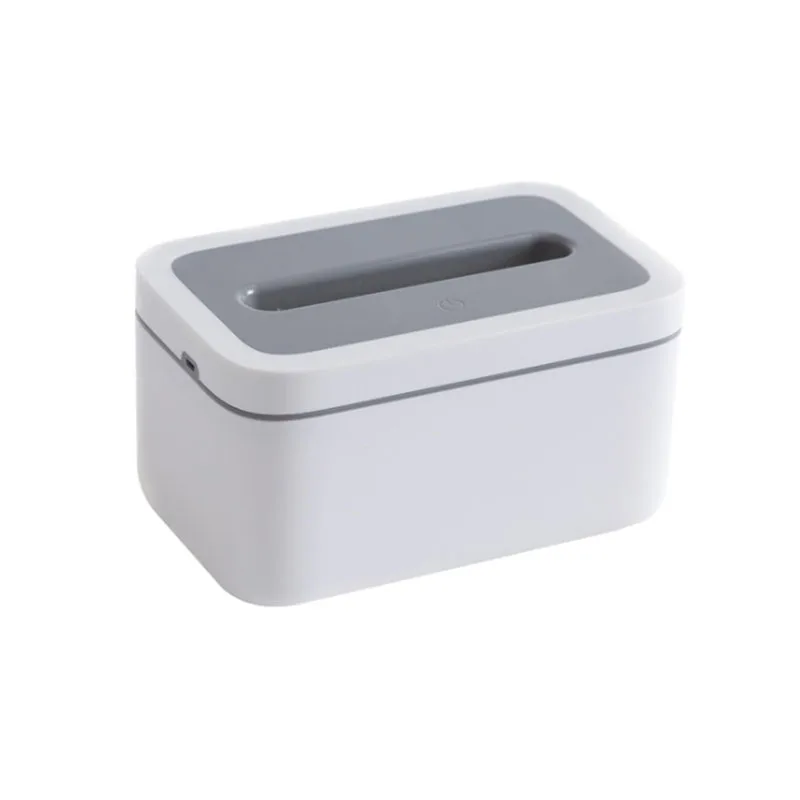 

Independent design with night light tissue box Household waterproof removable tissue boxes storage paper towels 2019 hot sell