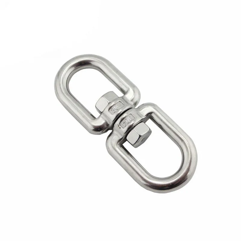 5 шт/лот 304 из нержавеющей стали M4 M5 M6 M8 8 Форма роторная Schnalle Sicherheit Klettern Karabinerhaken Stecker Karabiner verschlus