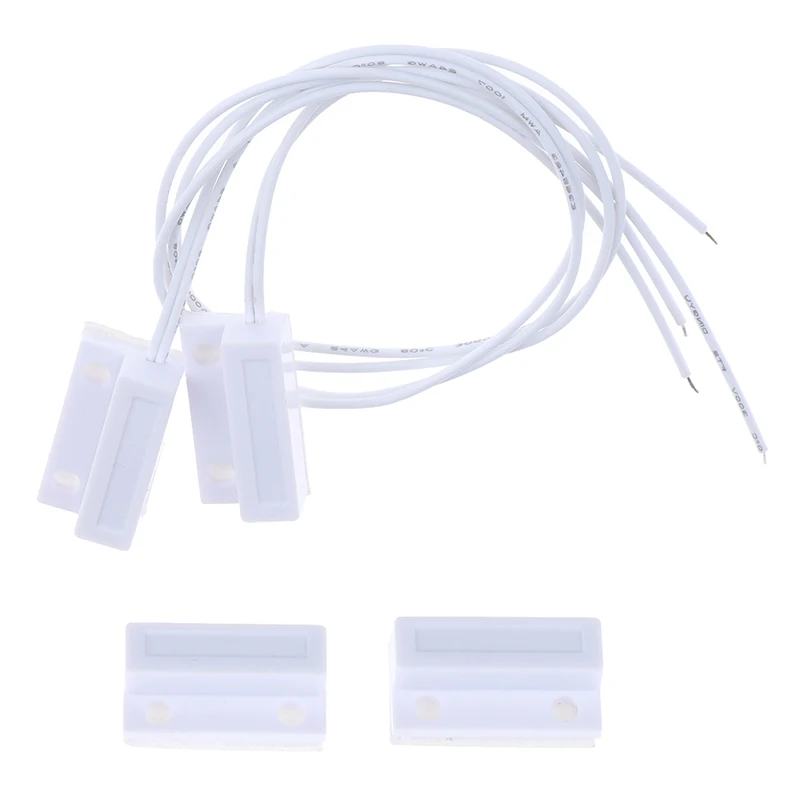 2 set MC-38 Wired Door Window Sensor MC38 Magnetic Switch normally Closed NC for our Home gsm pstn Wire Alarm System | Безопасность и