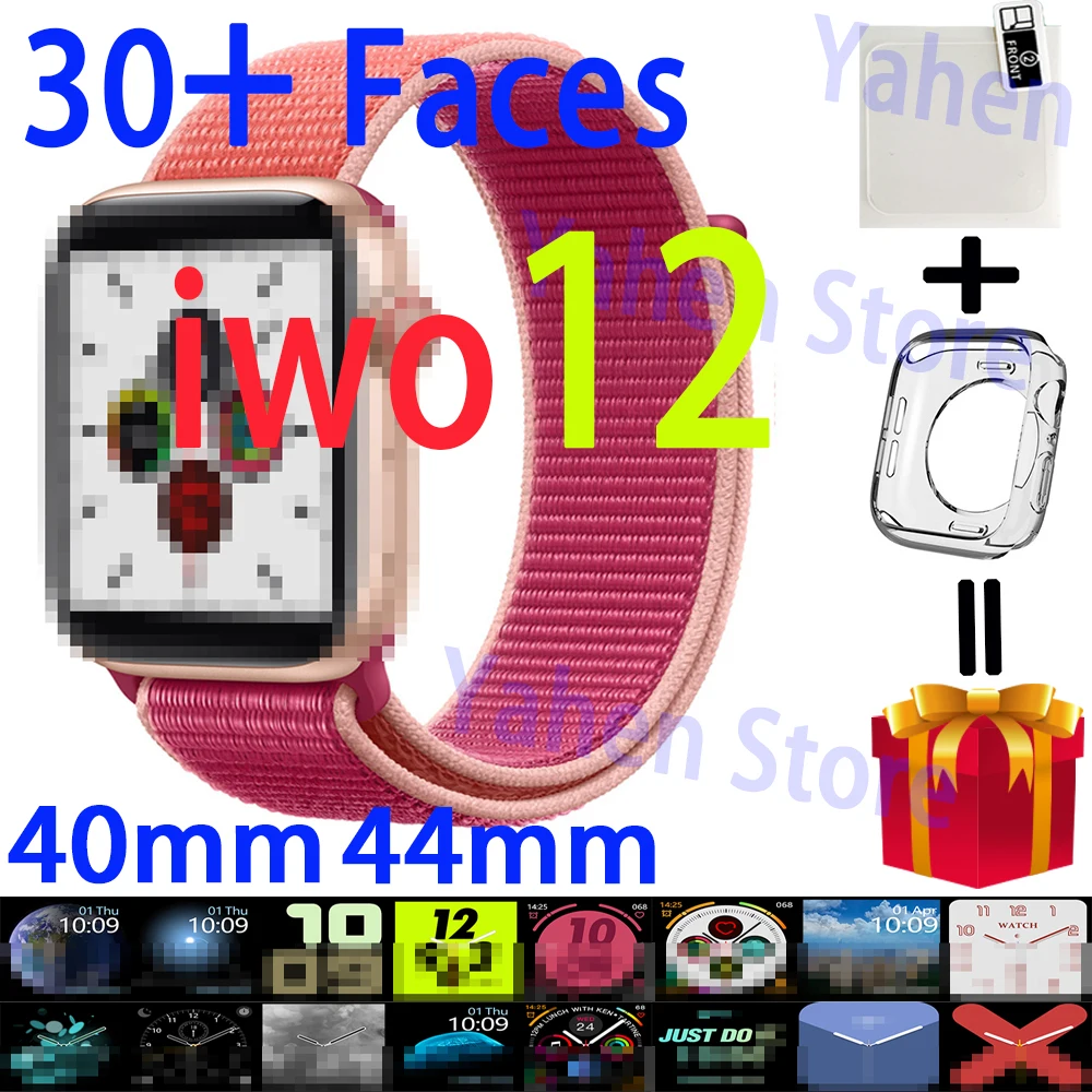 IWO 12 умные часы серии 5 40 мм 44 мм Bluetooth ЭКГ для Apple IOS Android телефон сердечного ритма smartwatch PK IWO 11 Pro 8 Plus 10 13