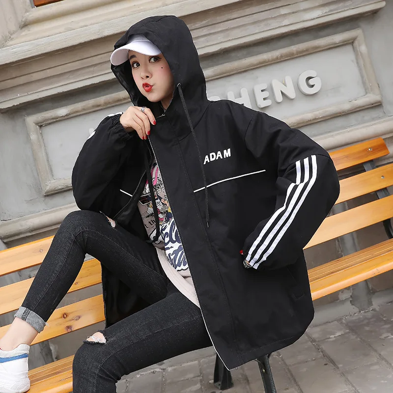 price cut  19 Spring And Autumn INS Super Fire BF Hong Kong Style Casual Jacket Korean-style Loose-Fit Women's