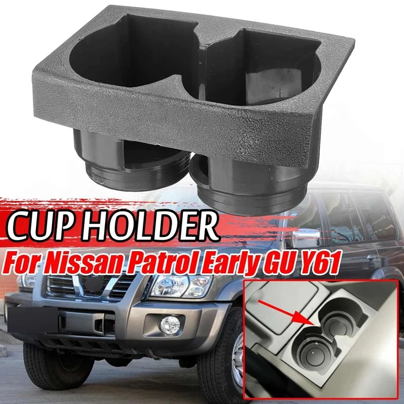 Black Car Center Console Cup Holder Cup Drink Holder Stand for Nissan