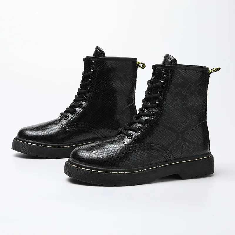 

Boots Women PU Leather Shoes For Winter Boots Shoes Woman Casual Spring Genuine Leather Botas Mujer Female Ankle Boots