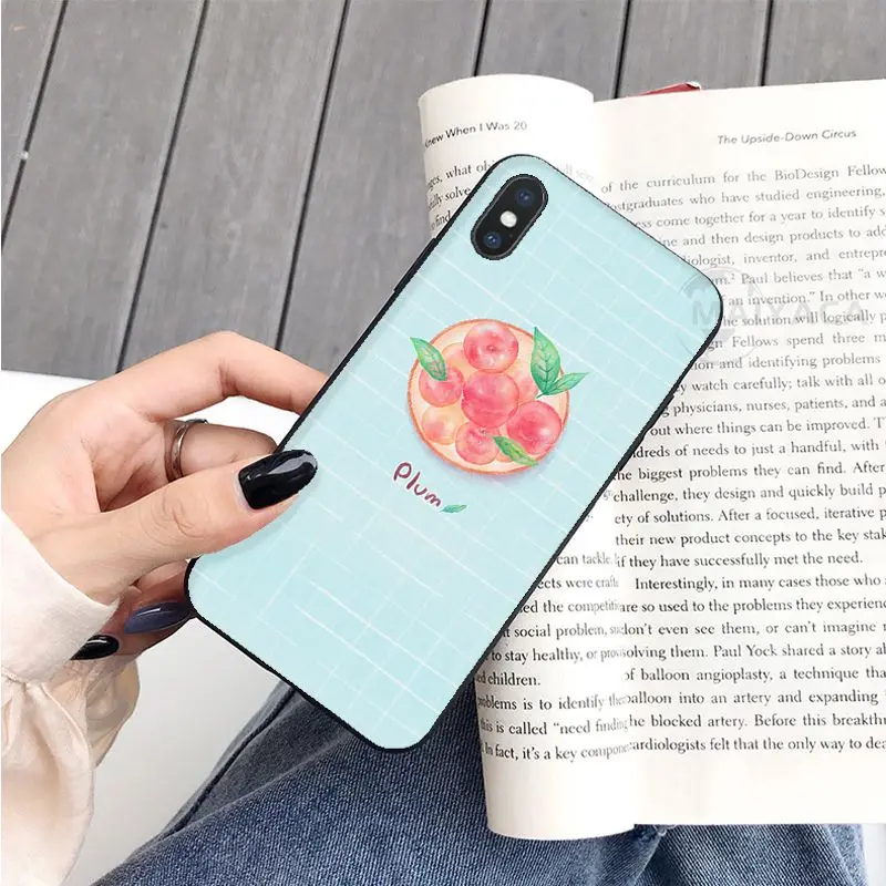 Besar Promosi Cetak Fashion Peach Buah Ponsel untuk Huawei Honor 8 8e 8X9 Lite 10 10i Lite 20 20i 30 Pro V30 Pro