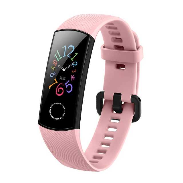 Смарт-браслет huawei Honor Band 5, Оксиметр, сенсорный экран, волшебный цвет, для плавания, для обнаружения сердечного ритма, сна, сна, Honor Band 5 - Color: Pink