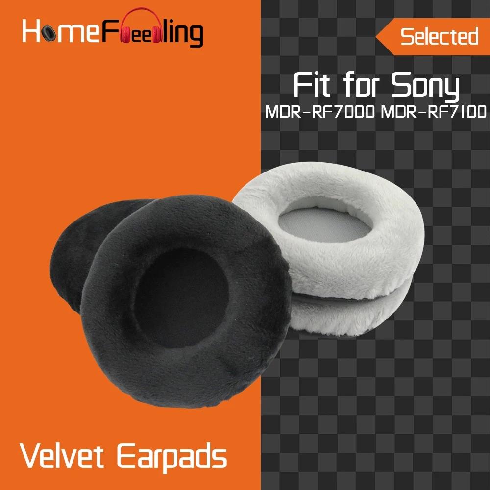 Homefeeling Earpads for Sony MDR RF7000 RF7100 Headphones Earpad Cushions Covers Velvet Ear Pad Replacement