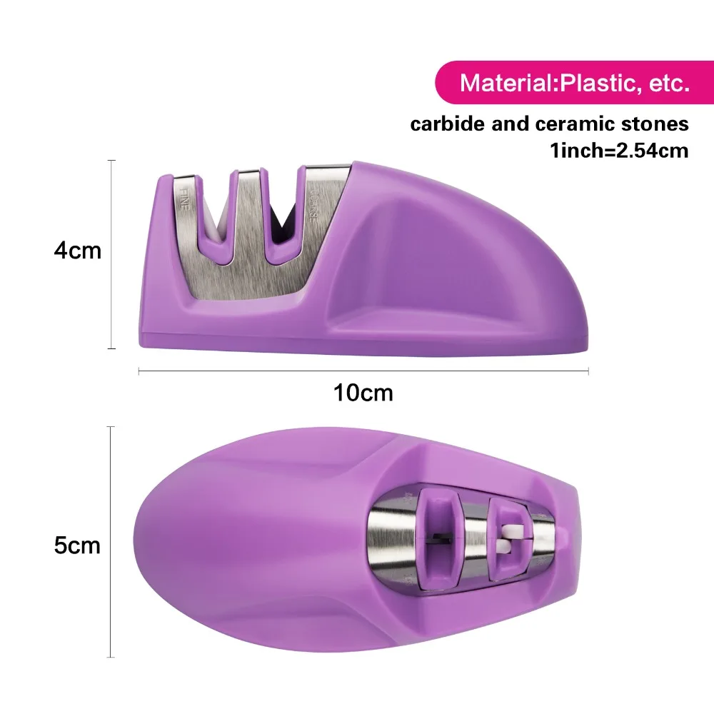 FISSMAN с 2-шаговым Ножи точилка для ножей с карбида и Керамика