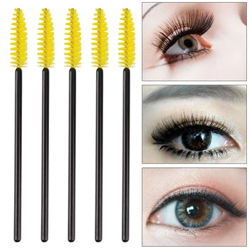 

200pcs Disposable Eyelash Brush Mascara Applicator Makeup Tool Set