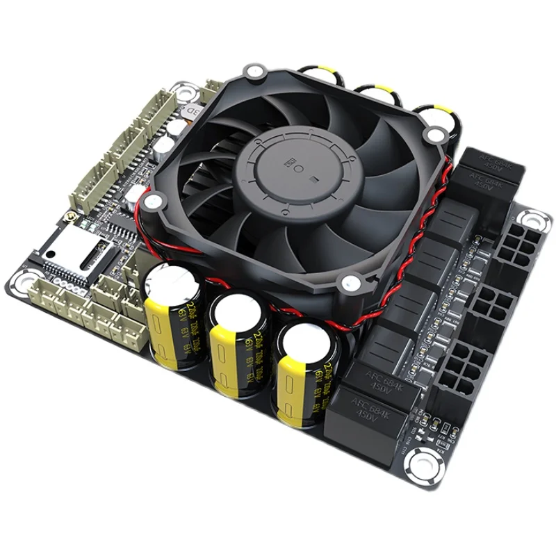 Плата усилителя мощности 4x100 Вт Bluetooth 5 0 с поддержкой ADAU1701 DSP 4 0/2 1/2 макс. 200 |