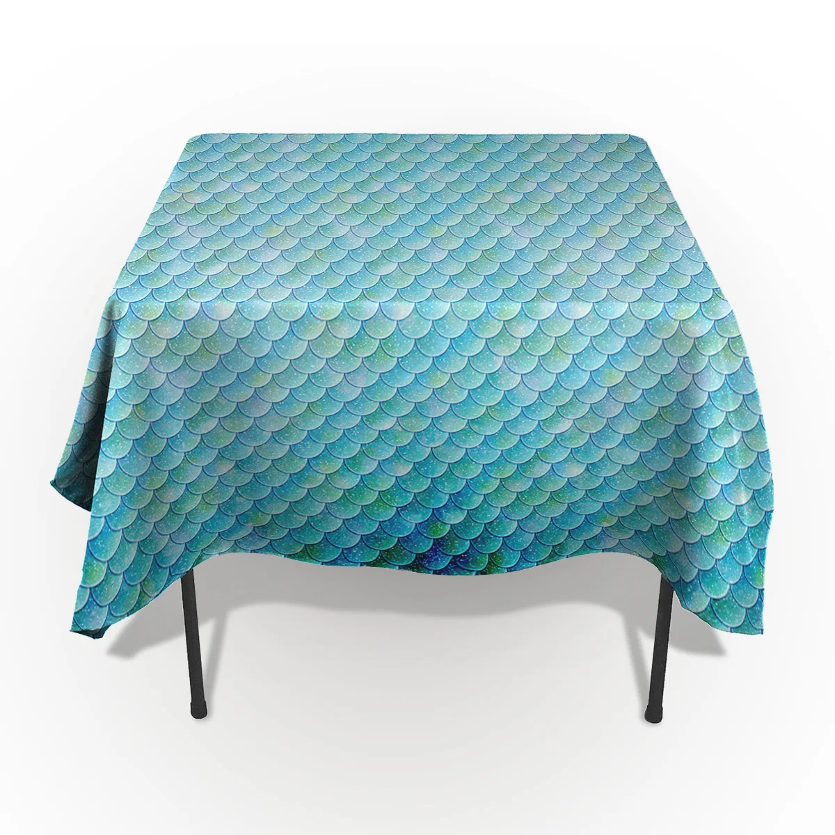 

Beautiful Mermaid Scales Colorful Tableclothes Table Covers Decoration Tablecloth Table Table Runner Dining Room Tablecloths